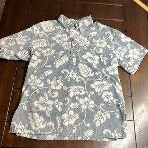 Men’s RJC LTD Hawaiin Shirt Medium 1/4 Button Down